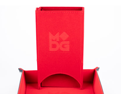 Fold-Up Dice Tower - Red