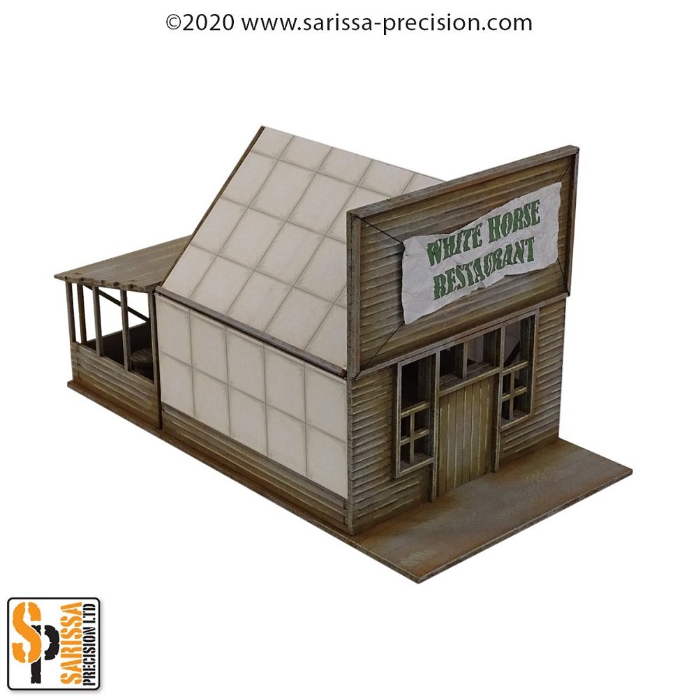 Old West - Small Shop with Lean To (28mm)