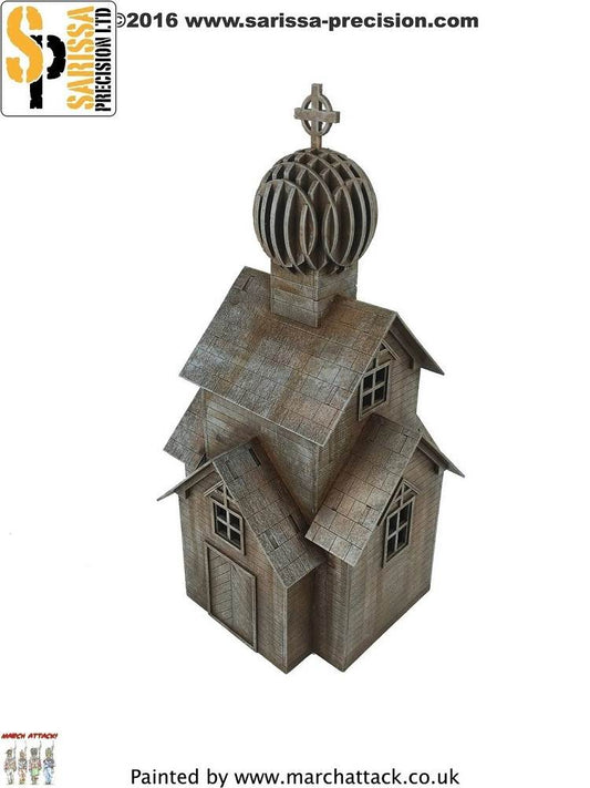 World War Europe: Russian Village Church (28mm)