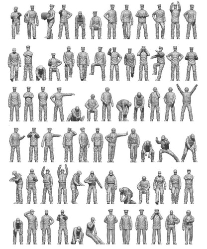 Modern US Navy Ship Crew