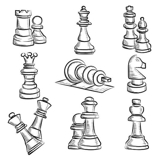 PLASTIC CHESS PIECES