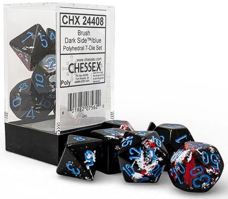 Brush Dark Side/Blue (Polyhedral 7-Die Set)