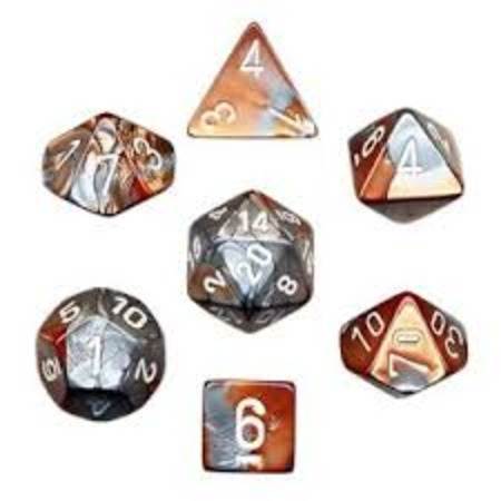 Gemini Copper-Steel (Polyhedral 7-Die Set)