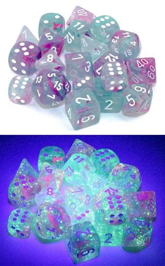 Nebula Wisteria/White D10 Set