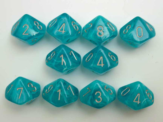 Borealis Icicle/Light Blue D10 Set