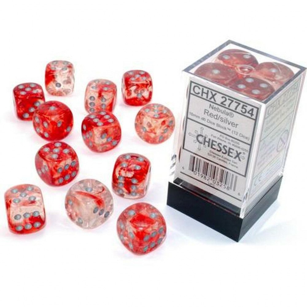 Nebula Red/Silver (7 pc. Polyhedral Set)