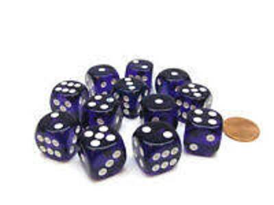 Vortex Purple/Gold (D6 Dice Block of 12)