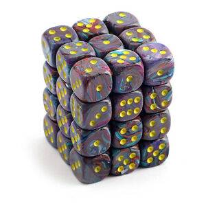 Festive Mosaic/Yellow (D6 Dice Block of 36)