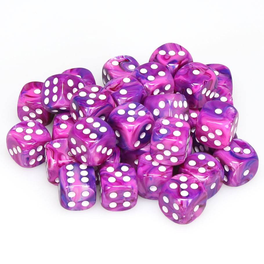 Festive Violet/White (D6 Dice Block of 36)