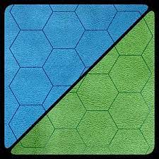 MegaMat Reversible Blue/Green Hex