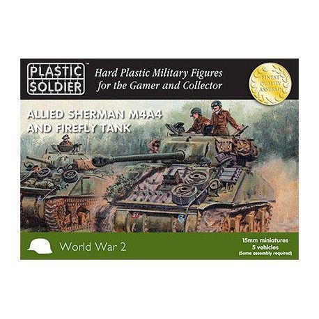 Allied Sherman M4A4And Firefly Tank