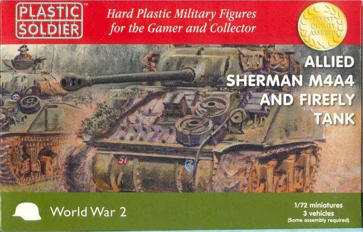 Allied Sherman M4A4 and Firefly Tank