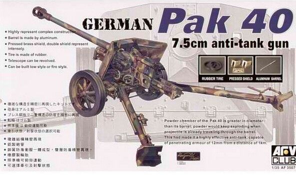 Pak 40 German 7.5cm Anti-tank gun