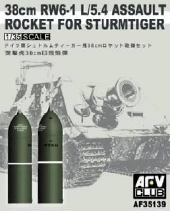 38cm RW6-1 L/5.4 Assault Rocket for Sturmtiger