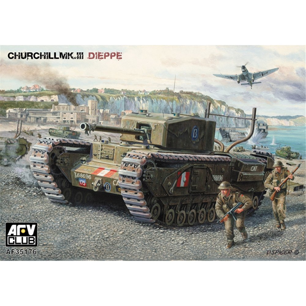 Churchill Mk. III Dieppe Raid British Infantry Tank