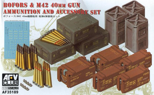 Bofors & M42 40mm Gun Ammunition and Accessory Set