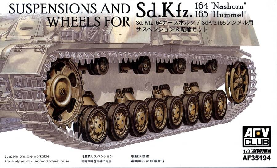 Suspensions & Wheels For SdKfz 164 Nashorn