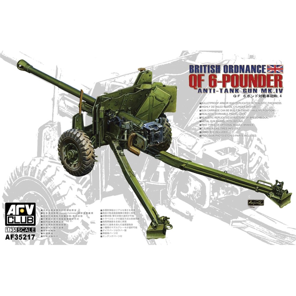 British Mk.4 QF 6-Pounder Anti-Tank Gun