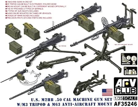 WWII U.S. M2HB .50 Cal Machine Gun Set