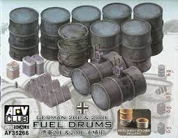 German 20L & 200L Fuel Drums