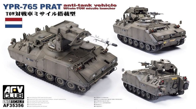 YPR-765 PRAT Anti-Tank Vehicle w/Twin-TOW Missile Launcher