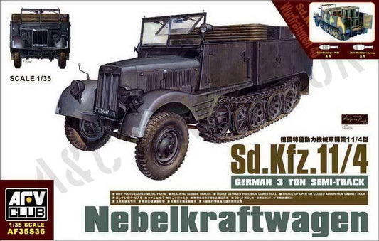 Sd.Kfz.11/4 Nebelkraftwagen German 3 Ton Semi-Track