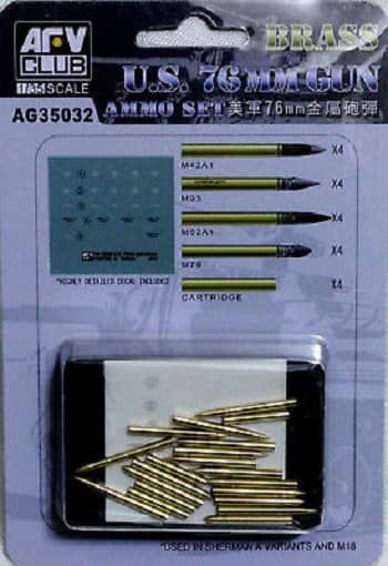 US 76mm Gun Ammo Set