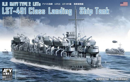 USN Type 2 LST-491 Class Landing Ship Tank