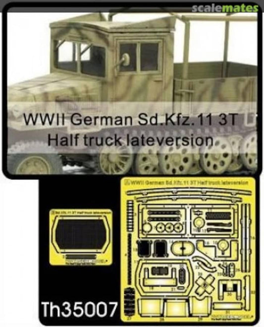 WWII German SdKfz.11 3Ton Half Truck Late Version