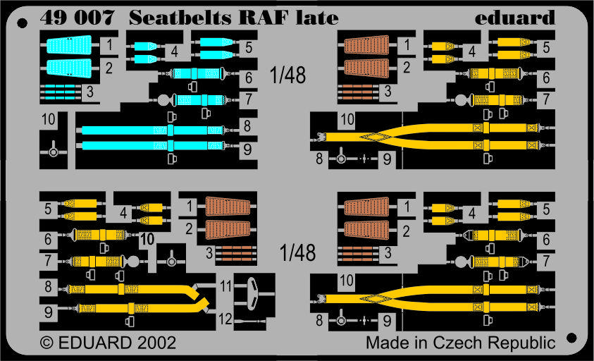 Seatbelts RAF (late)