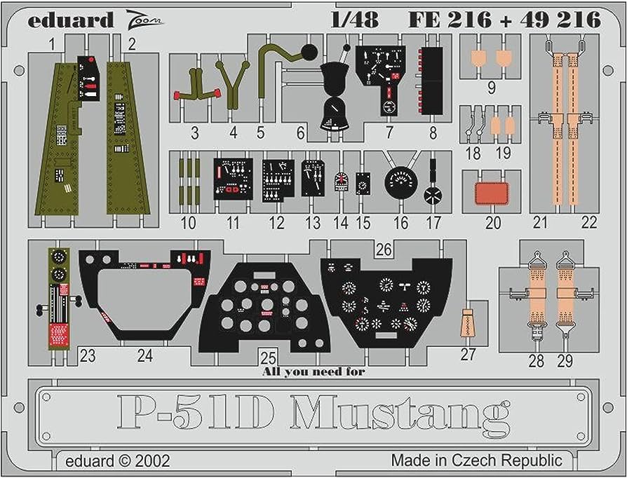 P-51D Cockpit Detail Set