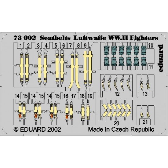 Seatbelts Luftwaffe Fighters WWII