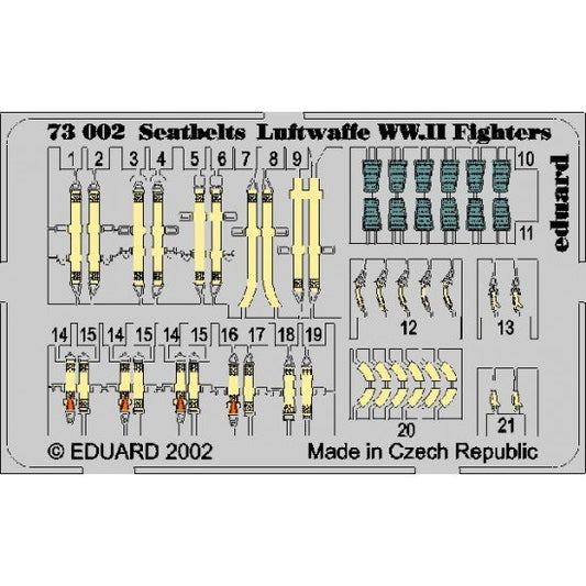Seatbelts Luftwaffe Fighters WWII