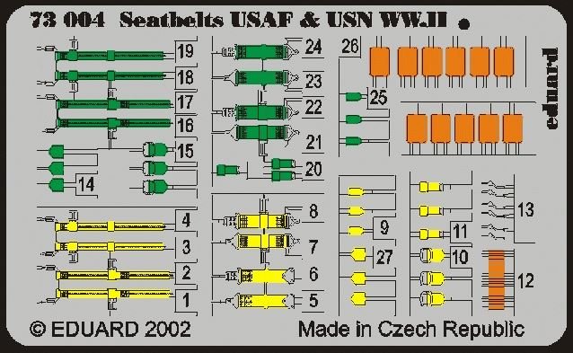 Seatbelts USAF & USN WWII