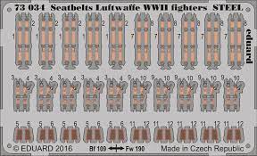 Seatbelts Luftwaffe WWII Fighters Steel