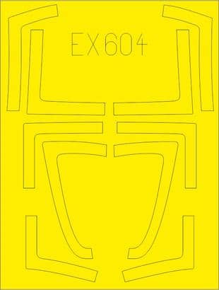 F/A-18B/D Masks for Kinetic Kit