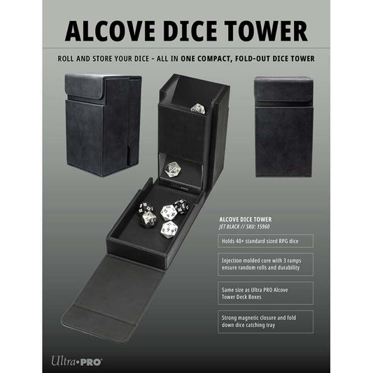 Dice Tower - Jet Black