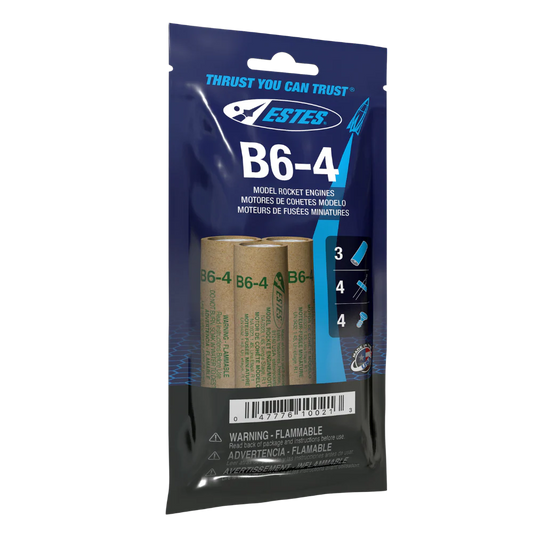 B6-4 Rocket Engines (3/pk) Bagged (1606)