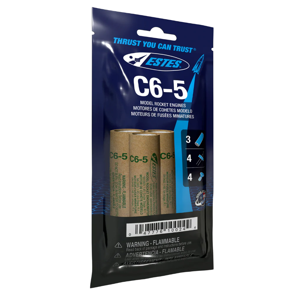 C6-5 Rocket Engines (3/pk) Bagged (1614)