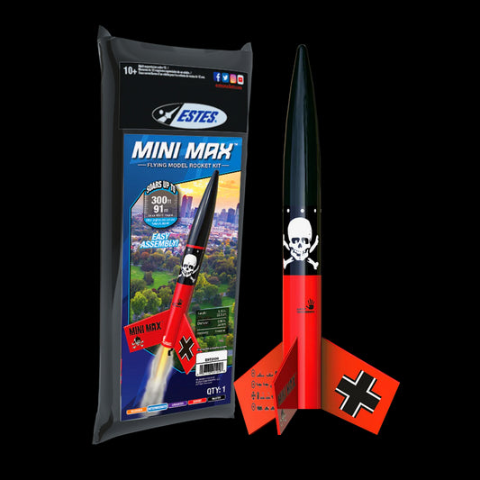 Mini Der Red Max Rocket Kit