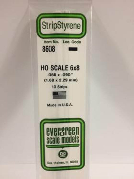 .066 x .090 HO Scale Strips