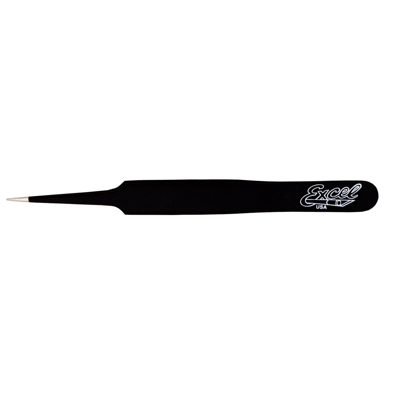 Ultra Fine Point Tweezers (Straight - Black)