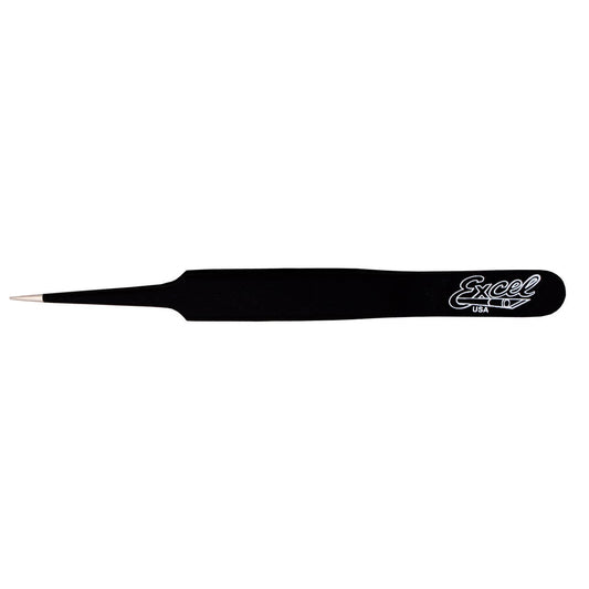 Ultra Fine Point Tweezers (Straight - Black)