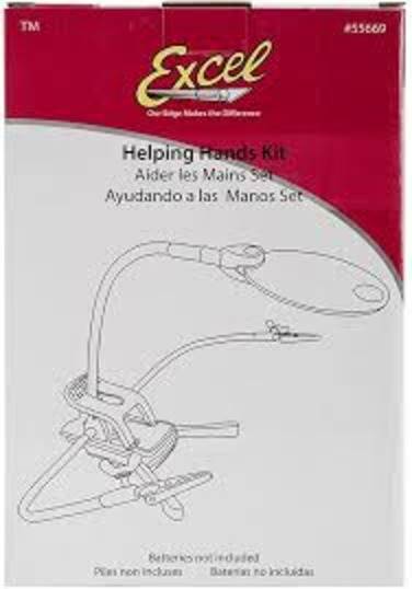 Helping Hands Kit: Magnifier with light