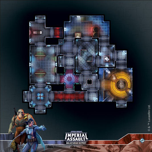 SW Imperial Assault: Malastarian Outpost Raid Map