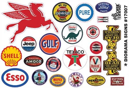 Diorama Oil & Gas Signs