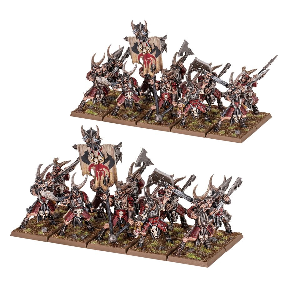 WH Old World: Beastmen Brayherds Bestigor Herd