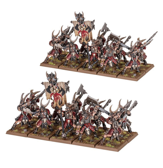 WH Old World: Beastmen Brayherds Bestigor Herd