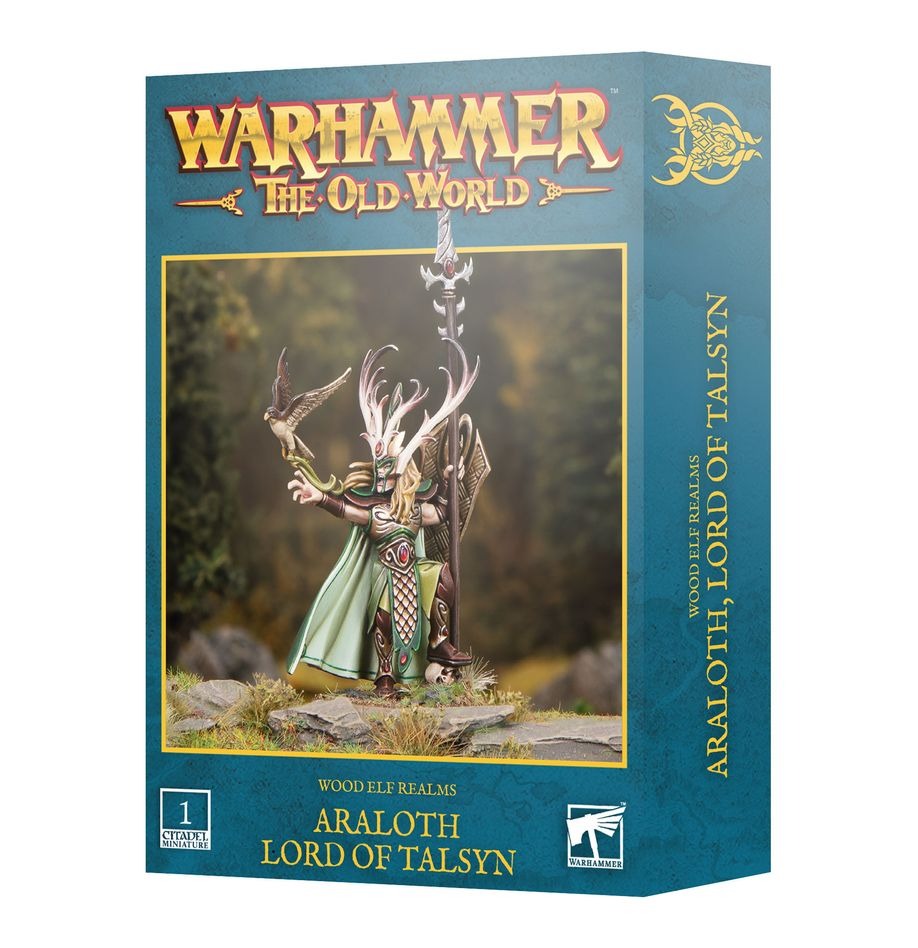 WH Old World: Wood Elf Realms Araloth, Lord of Talsyn