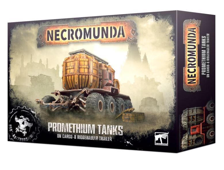 Necromunda Promethium Tanks on Cargo 8 Track